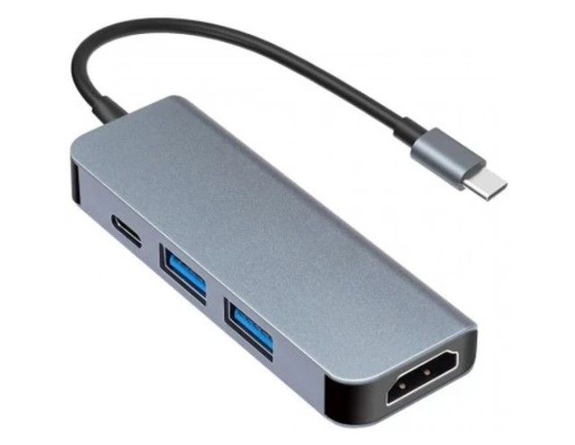 Док-станция KS-IS KS-505 USB-C 4 в 1