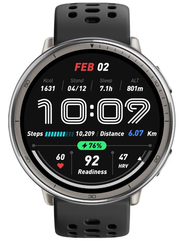 

Часы Amazfit Active 2R A2437 6970100377712 standard black, Active 2R A2437