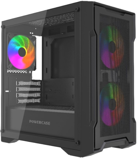 Изображение товара Корпус Powercase Mistral Micro X3B для ПК компактный Mini Tower с вентиляцией