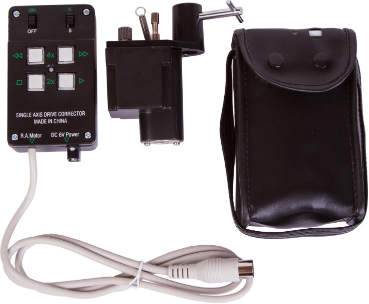 

Электродвигательный привод Levenhuk 69025 часовой оси для монтировок EQ2 (с пультом), 69025