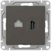 фото Розетка HDMI  EKF UP1-SOM-HDMI-RJ45