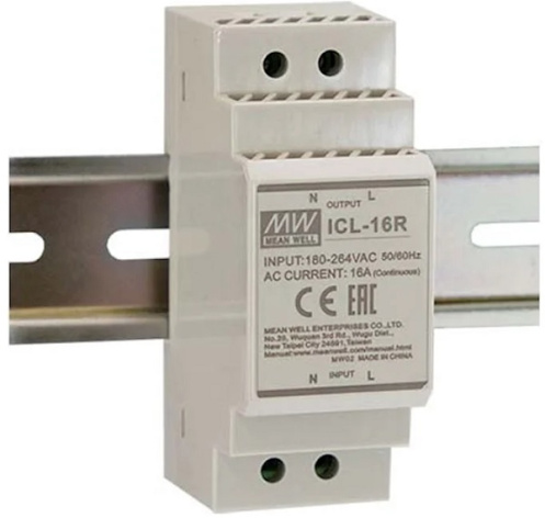 Изображение товара Ограничитель стартового тока Mean Well ICL-16R 16А DIN-рейка