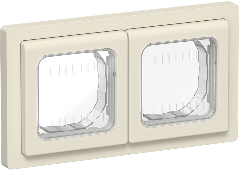 

Рамка двойная IEK FI-M20-32-55-K86 FLITE IP55 Рпро-2-55-ФлСл сливочный, FI-M20-32-55-K86