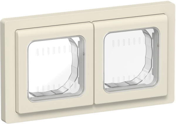 Изображение товара Рамка двойная IEK FLITE FI-M20-32-55-K86