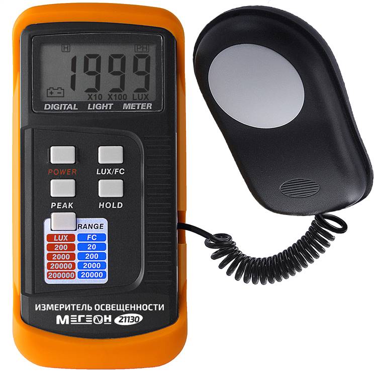 

Измеритель освещенности МЕГЕОН 21130 (люксметр), 21130