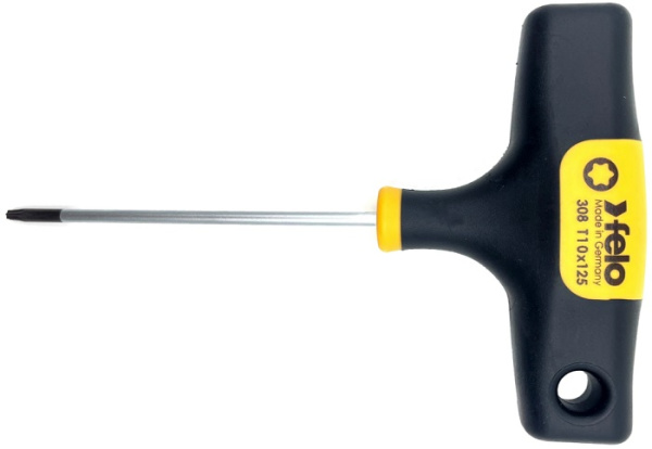 Изображение товара Отвертка Felo Т-образная для крепежа Torx 10 профессиональная