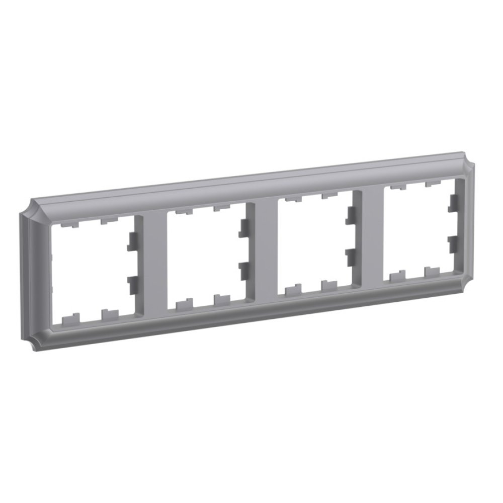 

Рамка четверная Systeme Electric ATN100904 AtlasDesign ANTIQUE универсальная, Сталь, ATN100904
