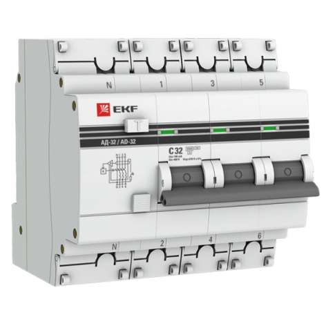 Изображение товара Автомат EKF DA32-32-100-4P-pro