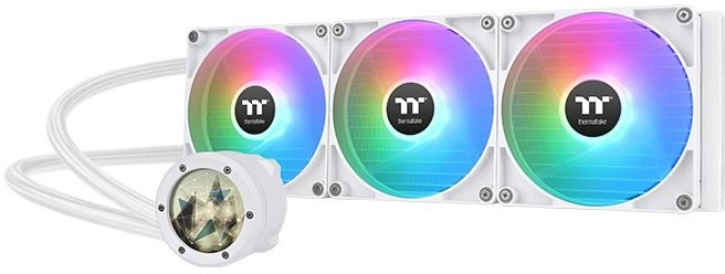 

Система охлаждения жидкостная Thermaltake TH420 V2 Ultra Snow Edition CL-W407-PL14SW-A LGA115x/1200/1700/1851/2011/2011-3/2066/AM4/AM5 (3*140x140x25,, TH420 V2 Ultra Snow Edition