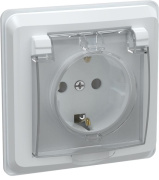 фото Розетка с заземлением IEK ERV16-K01-16-DM