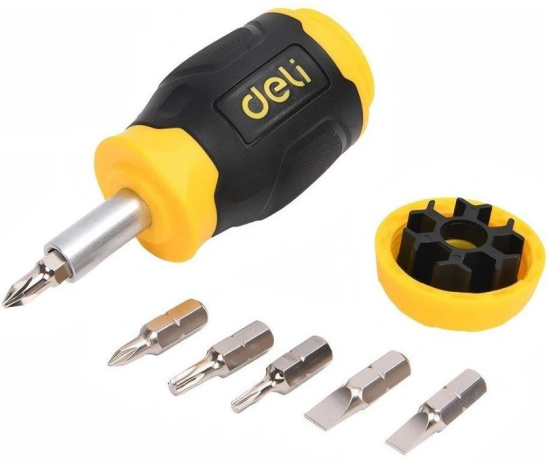 Изображение товара Отвертка Deli DL636181N - надежный инструмент для дома и работы