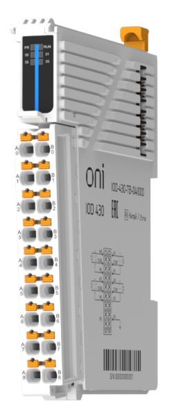 Изображение товара Модуль аналогового ввода ONI IOD-430-TB-04I000 для промышленной автоматизации
