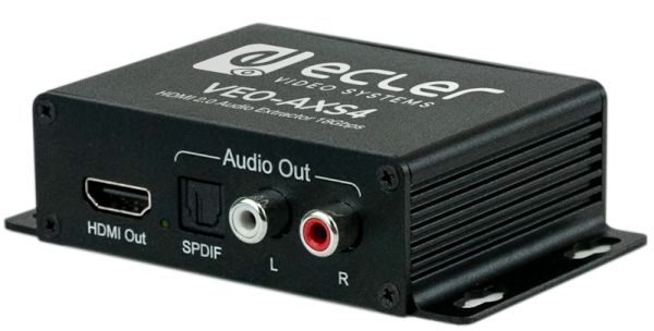 Изображение товара Деэмбеддер HDMI Ecler VEO-AXS4 - профессиональное оборудование для разделения сигнала