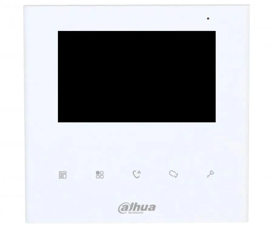 

Видеодомофон Dahua DHI-VTH1010J 4.3 дюймовый, белый 480x272 разрешение, сенсорные кнопки, DHI-VTH1010J