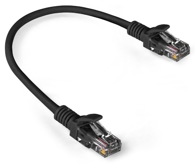 Кабель патч-корд Exegate UTP-RJ45-RJ45-5e-0,3M-BK