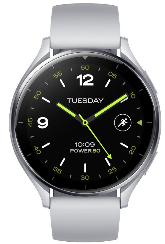 

Часы Xiaomi Watch 2 BHR8034GL silver case with gray TPU strap, Watch 2