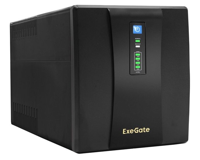 

Источник бесперебойного питания Exegate SpecialPro UNB-1500.LED.AVR.EURO.RJ 1500VA/950W, LED, AVR, 4 евророзетки, RJ45/11, black, SpecialPro UNB-1500.LED.AVR.EURO.RJ