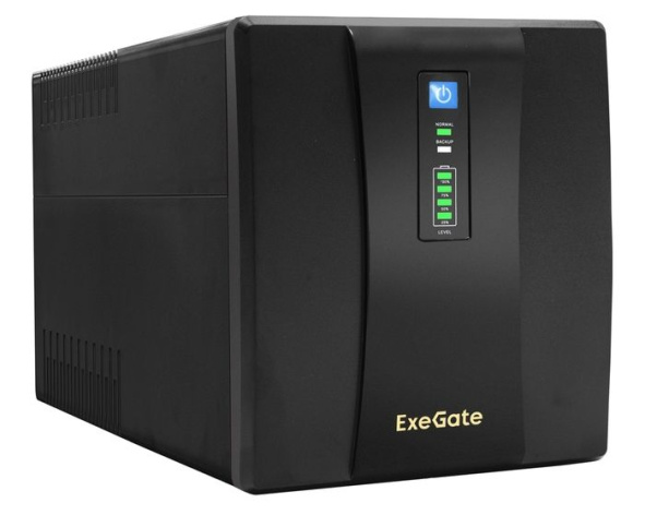 Изображение товара Источник бесперебойного питания Exegate SpecialPro UNB-1500.LED.AVR.EURO.RJ