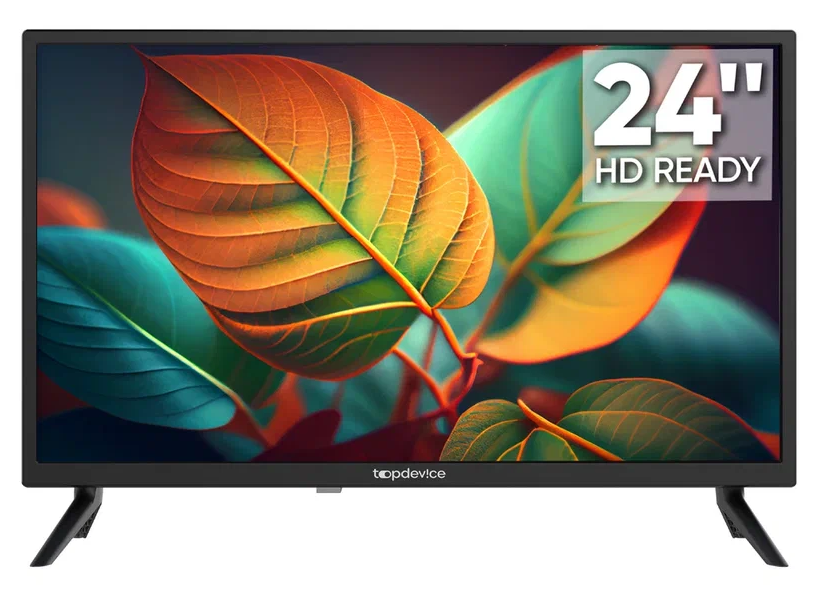 

Телевизор TopDevice TDTV24BN02H_BK black, HD, DVB-T2/C/S2, 3*HDMI, 2*USB, TDTV24BN02H_BK