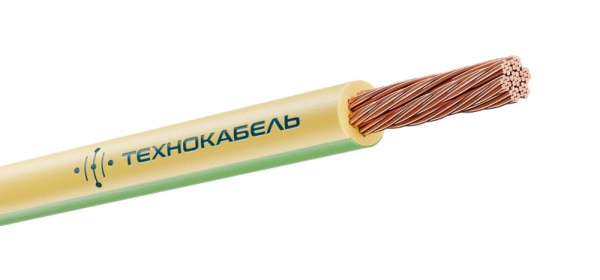 Изображение товара Провод Технокабель ПуГВнг(А)-LS 1х6 Ж/З для внутренней электропроводки