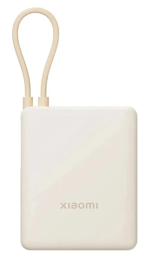 

Аккумулятор внешний портативный Xiaomi BHR9333GL 33W Power Bank 10000mAh (Integrated Cable) Tan GL, BHR9333GL