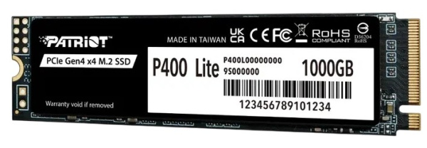 фото Накопитель SSD M.2 2280 Patriot Memory P400 Lite в Екатеринбурге 1024 ГБ