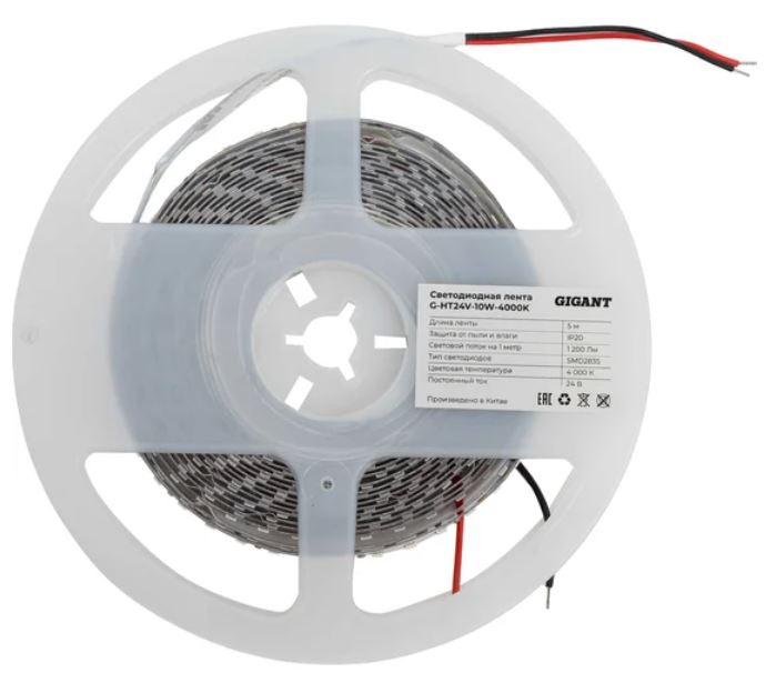 Светодиодная лента Gigant G-HT24V-10W-4000K