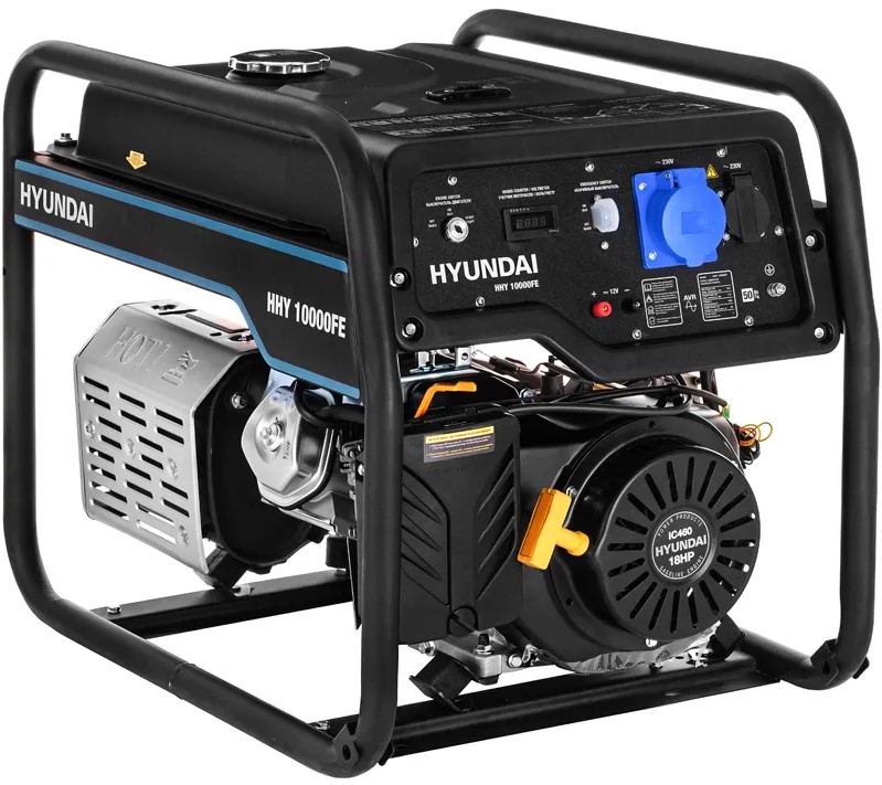 

Генератор бензиновый Hyundai HHY 10000FE 7.5 квт, HHY 10000FE