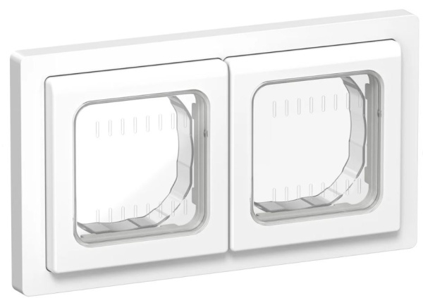 Изображение товара IEK FI-M20-32-55-K01 рамка двойная FLITE белая