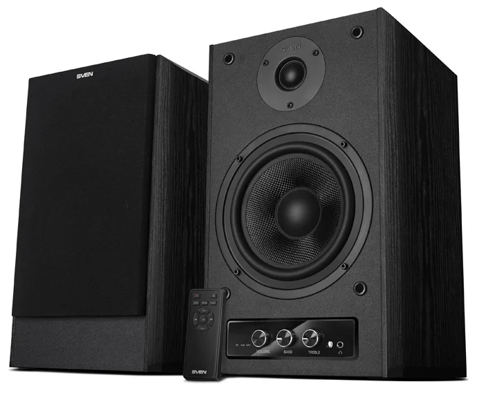 

Компьютерная акустика 2.0 Sven MC-30 SV-018894 2x100W, ПДУ, Bluetooth, Optical, дерево, black, MC-30