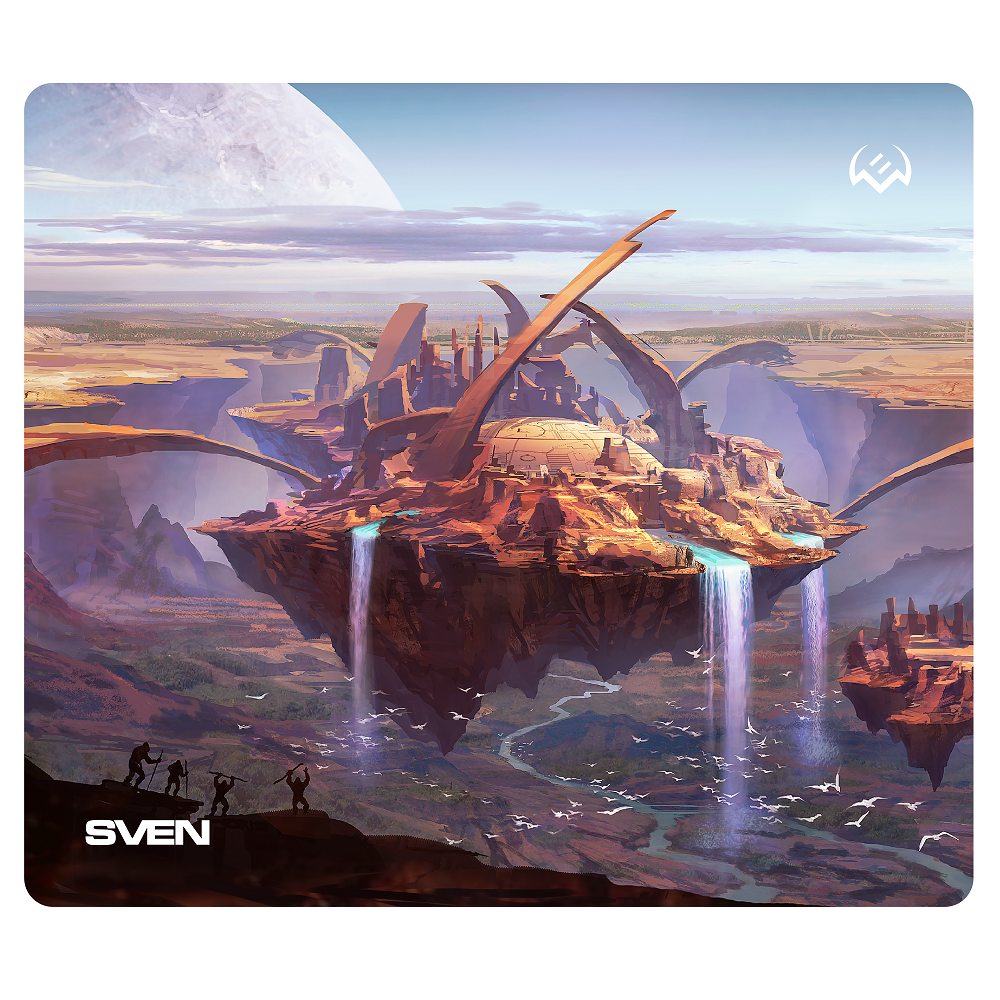 

Коврик для мыши Sven MP-G03S SV-016883 игровой Island (230x200x2мм, ткань + резина), MP-G03S