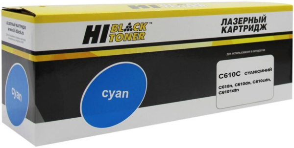 Изображение товара Тонер-картридж Hi-Black 220095931 для OKI C610 6K голубой