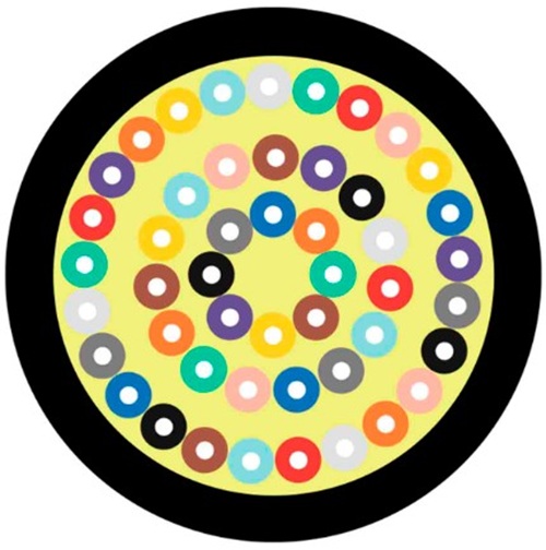 

Кабель волоконно-оптический 50/125, 48 волокон TELCORD FK-D-IN/OUT-503-48-HFFR-BK распределительный (Distribution), универсальный (IN/OUT), MM (OM3),, FK-D-IN/OUT-503-48-HFFR-BK