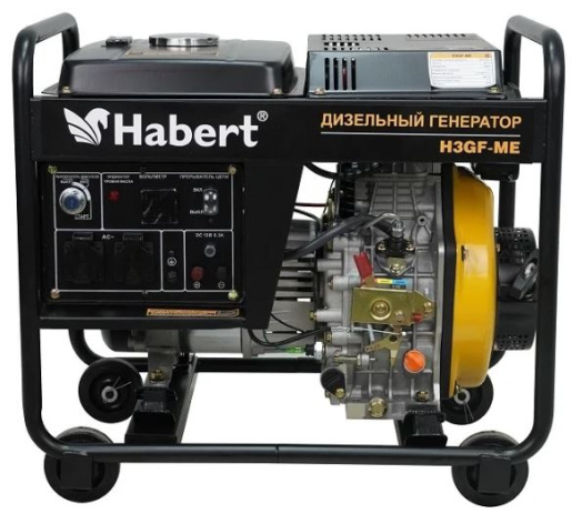 Изображение товара Генератор дизельный Habert H3GF-ME