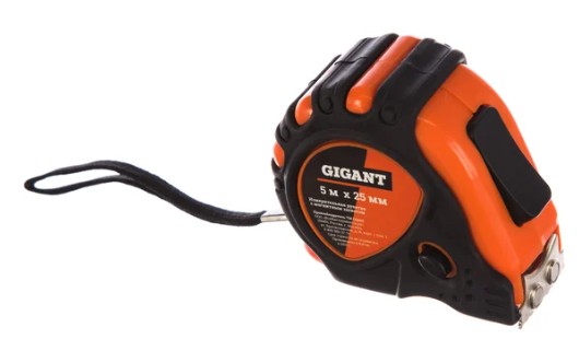 

Рулетка Gigant GMT 525 измерительная 5x25мм с магнитным захватом, GMT 525