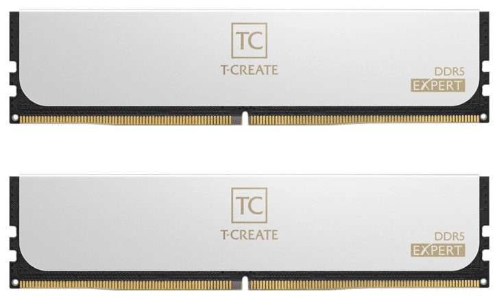 

Модуль памяти DDR5 128GB (2*64GB) Team Group CTCWD5128G6400HC42CDC01 T-Create Expert 6400MHz CL42 (42-52-52-102) 1.25V/white, CTCWD5128G6400HC42CDC01