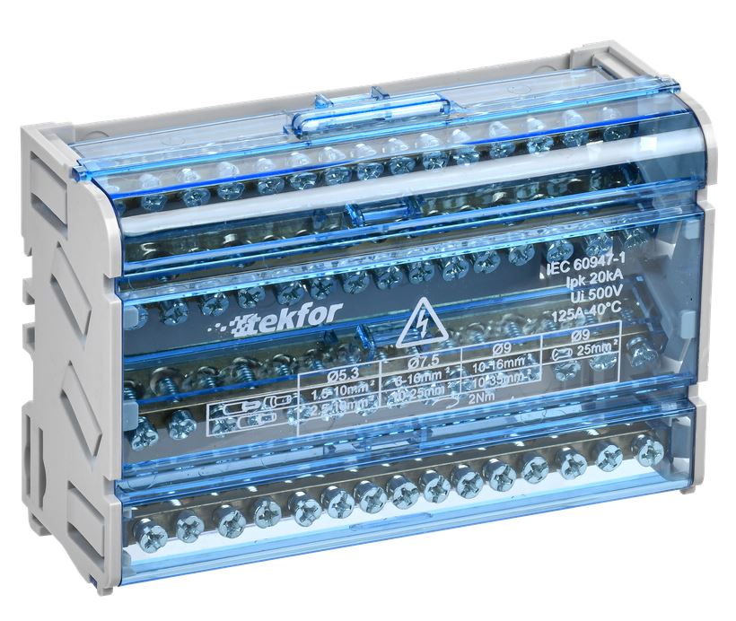 

Кросс-модуль IEK TF-DN10-4-15-125 TEKFOR шины на DIN-рейку ШНК 4х15 3L+PEN, TF-DN10-4-15-125