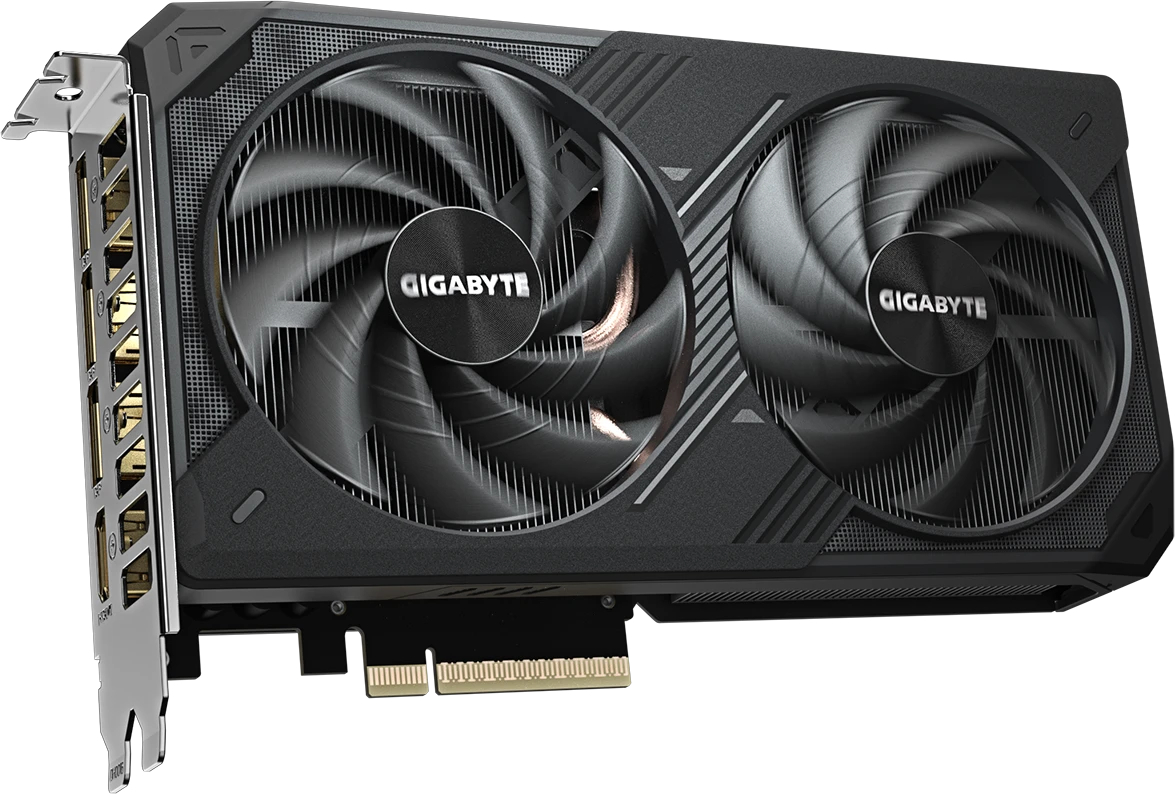 

Видеокарта PCI-E GIGABYTE GeForce RTX 5060 TI WINDFORCE 2OC (GV-N506TWF2OC-16GD) 16GB GDDR7 128bit 3*DP HDMI, GeForce RTX 5060 TI WINDFORCE 2OC (GV-N506TWF2OC-16GD)