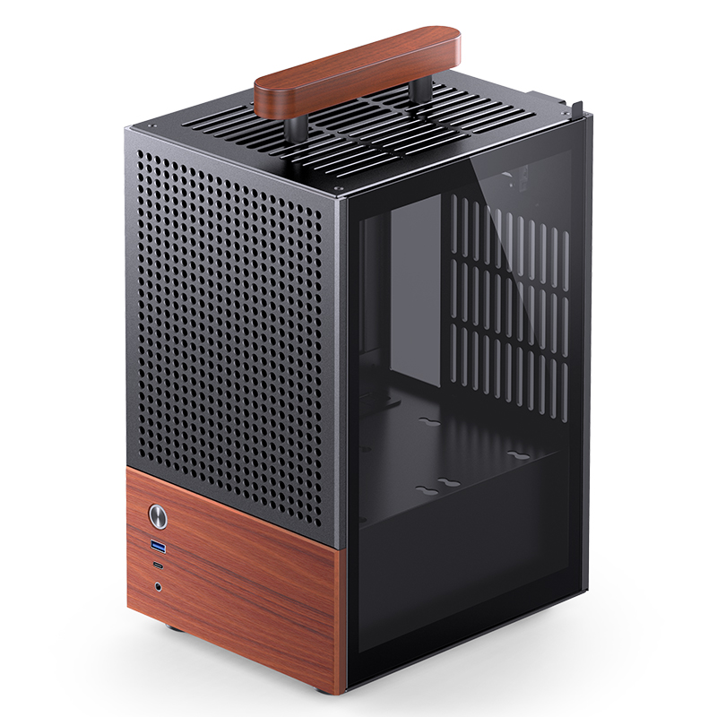 

Корпус mini-ITX JONSBO T6 Black черный, без БП, боковая панель из закаленного стекла, USB 3.0, USB Type-C, audio, T6 Black