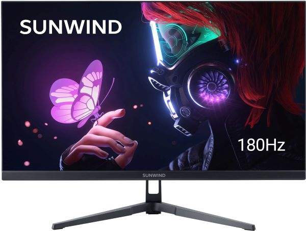 

Монитор 24,5" SUNWIND SM-25FI401 SM25SG01 черный IPS LED 3ms 16:9 HDMI матовая 250cd 178гр/178гр 1920x1080 180Hz G-Sync FreeSync DP FHD, SM-25FI401