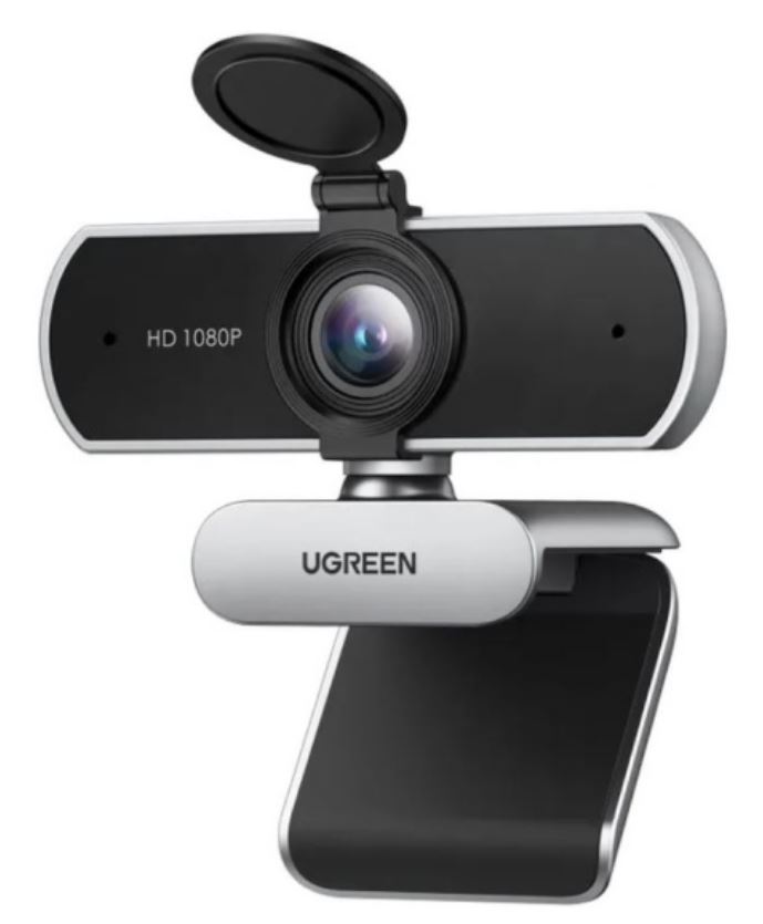 

Веб-камера UGREEN CM678 75326_ USB Full HD 1080p/30FPS Webcam. Цвет: светло-серый, CM678