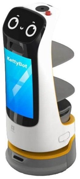 

Робот PUDU KettyBot Pro 216765 -доставщик сервисный (цвет: белый) в компл. с зарядной станц., KettyBot Pro