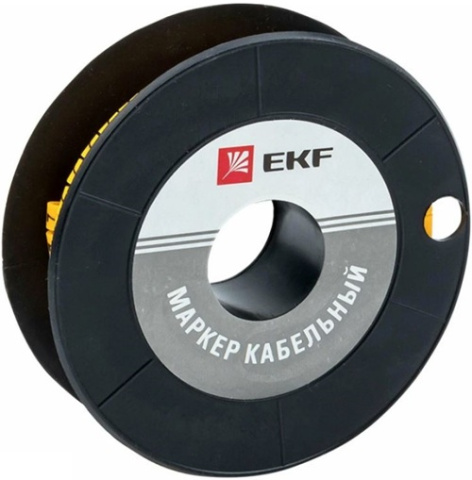 Изображение товара Маркер на кабель EKF plc-KM-6-7 для удобной маркировки проводников