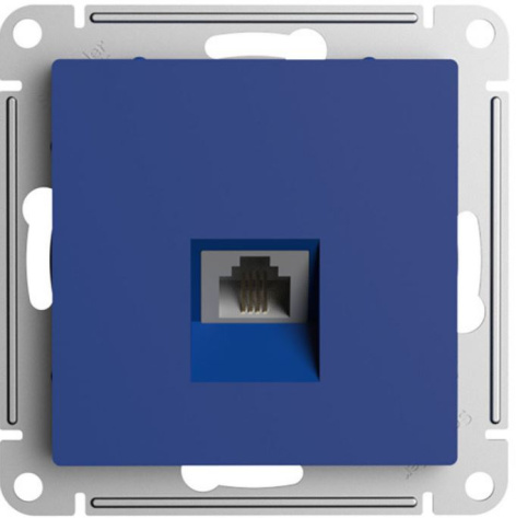 Изображение товара Розетка телефонная Systeme Electric AtlasDesign ATN001181 встроенная с защитой от бактерий