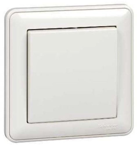 Изображение товара Выключатель одноклавишный Systeme Electric VS110-154-18 белый IP20 для дома и офиса