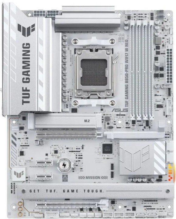 Материнская плата Asus TUF GAMING B850-PRO WIFI7 W NEO (AM5, ATX)