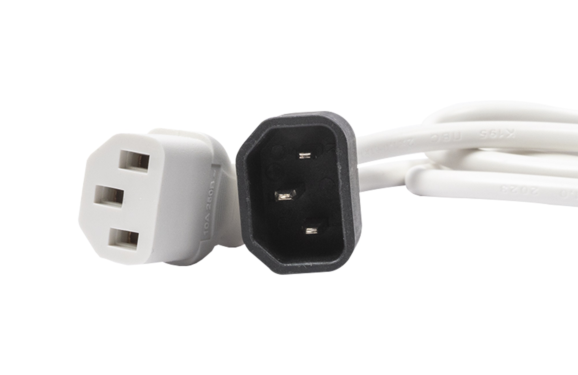 

Кабель питания Filum FL-PC-C13/C14-C1-1.8-WH ПВС-АП 3x1.0 С13 - C14, 220/250В, 10А, белый, 1.8м, FL-PC-C13/C14-C1-1.8-WH