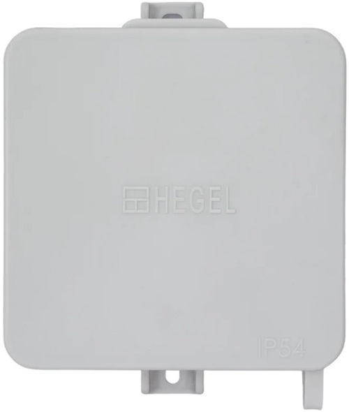 

Коробка распределительная HEGEL КР2503-И открытая проводка 87х87х31 открытая (габ.размер 112X94X35), КР2503-И