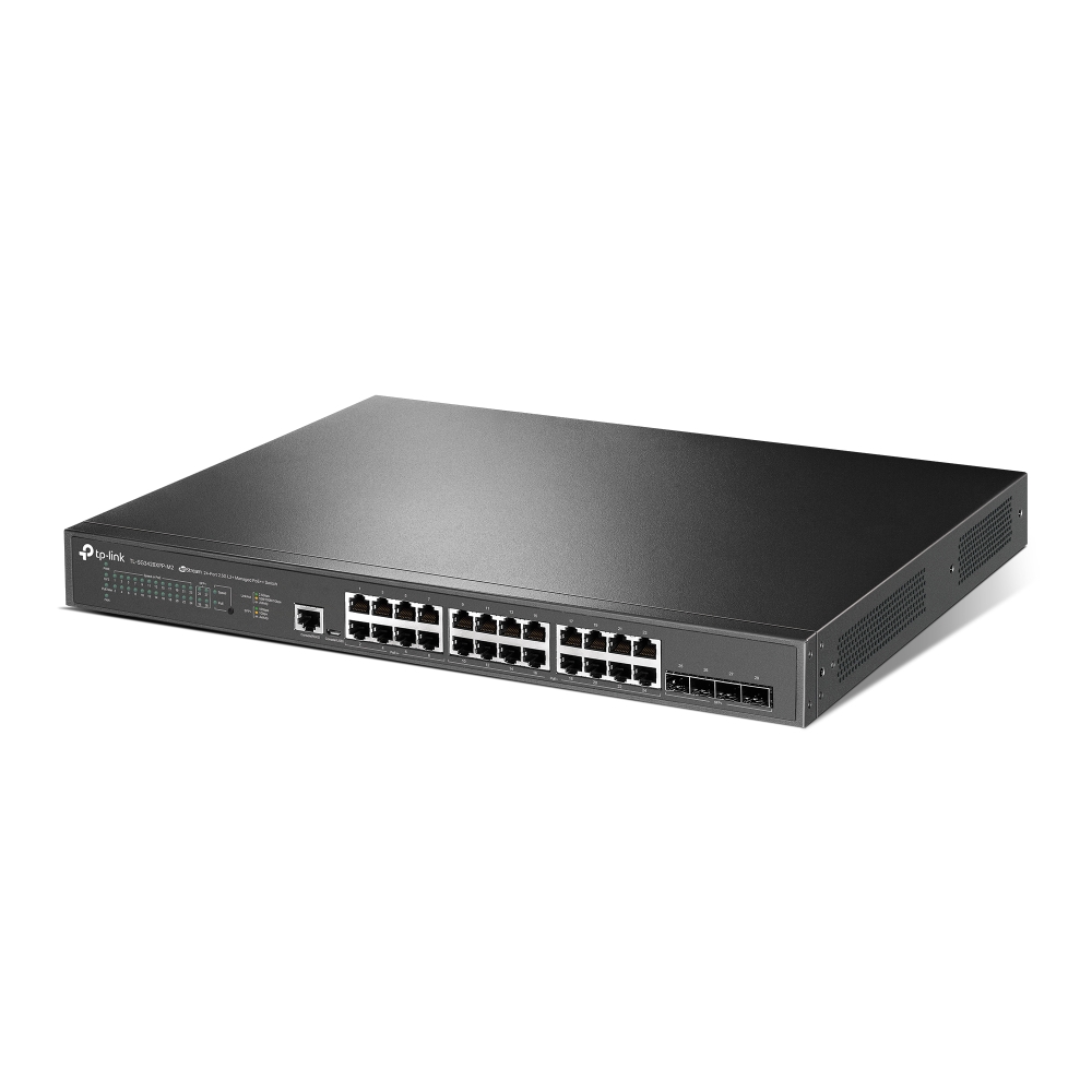 

Коммутатор управляемый TP-LINK SG3428XPP-M2 JetStream, 24x2,5Гбит/с (8xPoE++, 16xPoE+), 4xSFP+, SG3428XPP-M2
