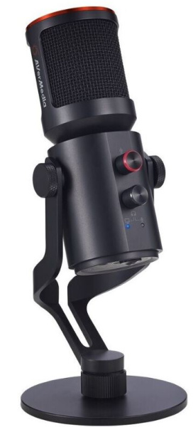 Изображение товара Микрофон AVerMedia 40AAAM350AWD конденсаторный USB Type-C настольный черный